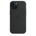 Silikónový obal Apple iPhone 15 s MagSafe čierny ORIGINÁL ORIGINÁL ORG