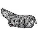 ŠTART Zebra sieťovaný koberec s krkom