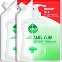DETTOL Antibakteriálna náplň do mydla SET 2x 500 ml hydratačná vôňa aloe