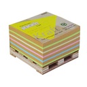 KRAFT kocka zápisník 76x76mm 5 farieb 400 listov STICK'N