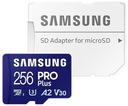 Pamäťová karta + adaptér SAMSUNG microSDXC 256GB