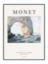 Monet - The Manneport PLAKÁTOVÝ OBRAZ 21x30 A4