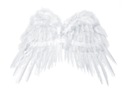 Anjelské krídla biele 53x37cm prevlek biely anjel karnevalové sviatky