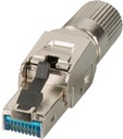 Samosvorná zástrčka RJ45 STP cat.6a bez použitia náradia