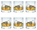 SADA UNIVERZÁLNYCH POHÁROV NA WHISKY NA NÁPOJE, SADA 6