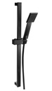FERRO SINUS Black 1-funkčná posuvná sprcha na tyči Black N170BL-B