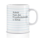Hrnček Darček pre učiteľku materskej školy (meno, trieda)