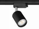 Traťová lampa čierna LED jednofázová žiarovka GU10