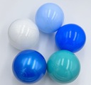 Plastové lopty, zimná sada, 200 ks. 7 cm
