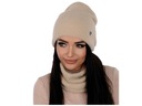 DÁMSKY SET, SUKŇOVÝ ČIAPOK ALPAKA, POĽSKÝ VÝROBOK