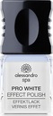 ALESSANDRO Transpar. Biely lak Pro White