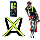Postrojová vesta IPX4 LED osvetlenie na bicykel
