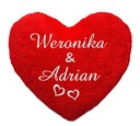 ! SRDCOVÝ VANKÚŠ S VENOVANÍM Darček na VALENTÍNA