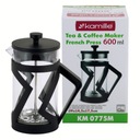 SKLENÝ KÁVOVAR 600 ml KAMILLE