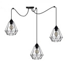 STROPNÉ ZÁVESNÉ LAMPY, STROPNÉ LAMPY, E27 LED LUSTER, LOFT SPIDER DRÔT DO OBÝVAČKY