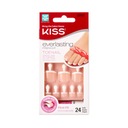 Umelé nechty na nohy FRENCH EFT01 KISS Flexi Fit 1 ks.