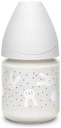 Suavinex Sklenená fľaša Králik sivá 120ml 0+