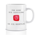 Hrnček Darček pre IT špecialistu (pán sa resetuje)