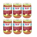 HiPP BIO Ziem. s cviklou, jablkom. a hovädzie mäso 6x220g