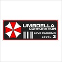 Vinylová nálepka na auto Umbrella Corporation