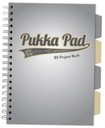 Project Book Grey B5/200K sivá kockovaná
