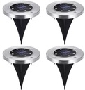 LED SOLÁRNE ZÁHRADNÉ LAMPY SET 4 ks