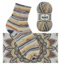 NAKO BOHO priadza 100g/400m vlnené ponožky 82453