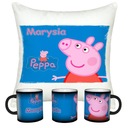 PEPPA PIG MAGIC HRNÍČEK + SADA VANKÚŠA S MENOM