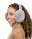 Elegantné sivé chrániče sluchu Winter Classic slúchadlá na zimu