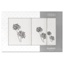 EURO ZÁCLONA SET UTERÁKOV 3 56 X 36 X 7 CM BIELA