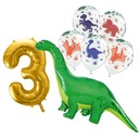 SET DINOSAUROV 3-ročné BALÓNY BRACHIOSAUR 100 cm