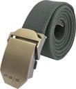 Pevný nohavicový opasok BELT, šedý, dĺžka 130 cm