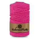 100m 3 mm fuchsia bavlnená šnúra
