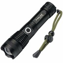 P50 ZOOM LED TAKTICKÁ BATERKA, VÝKONNÁ, NABÍJACIA
