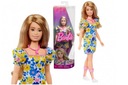 Bábika Barbie FASHION DOWN TEAM FLOWERS ŠATY