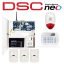 GTX2 DSC NEO ALARM SYSTEM 3x DETEKTOR + LCD + GSM