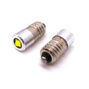 E10 LED žiarovka 4-24V CREE, silná biela