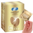Durex REAL FEEL bezlatexové kondómy 24 ks.