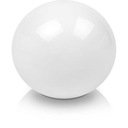 Keramická guľa, biela, 13 cm