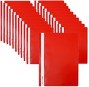 A4 PVC zakladač tvrdý BIURFOL 20 ks červený
