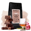Káva s príchuťou Kafelov RUM S ČOKOLÁDOU 500g zrniečka