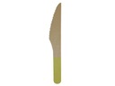 Nože Drevené nože so zeleným vzorom 8 ks.