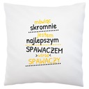 Skromne povedané zváračka pre zváračov.White Vankúš
