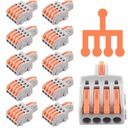 RÝCHLE ODDELENIE KÁBLOVÝCH KONEKTOROV 1P AŽ 4P ELEKTRICKÝ KONEKTOR do 4 mm²