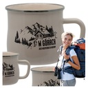 SMALTOVANÝ hrnček KOVOVÝ HRNEC INDUKČNÝ PLYN 550ML vrchný hrniec na brucho