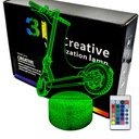 Nočná lampa Elektrická kolobežka 3D LAMP LED