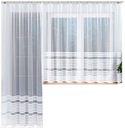 SET BALKÓNOVÝCH ZÁCLONOV S PRUHMI 300x160 + 200x250