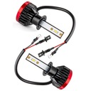 H1 LED žiarovky 50W 3100LM studená 6000K schválenie + 200% rušivý filter