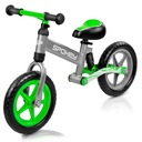 OFF-ROAD balančný bicykel Spokey šedo-zelený