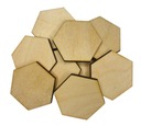 Drevená multi -axid šesť -wing set 10cm 50 ks